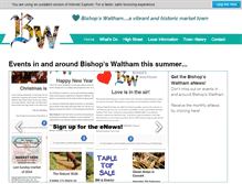 Tablet Screenshot of lovebishopswaltham.com